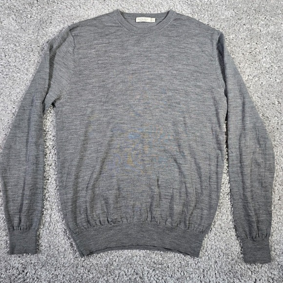 Suitsupply‎ Sweater Mens Extra Large Gray Pullover Sweatshirt Merino Wool Casual - Picture 1 of 13